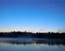 Moon Over Lake